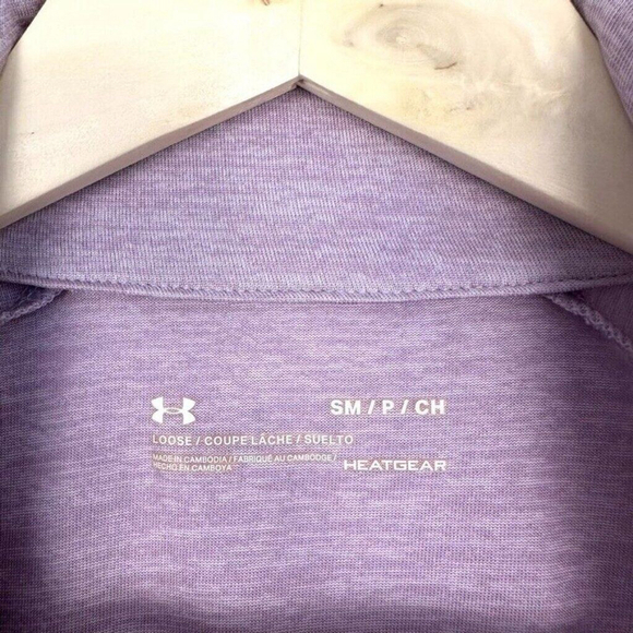 Under Armour Womens Tech Twist Half Zip Long Sleeve Pullover Small Purple - Picture 6 of 6
